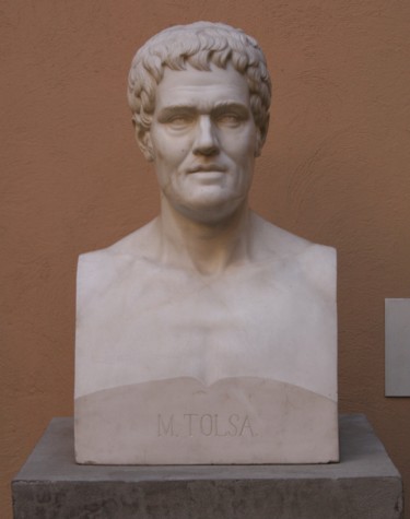 Bust portrait of Manuel Tolsá, by Martín Soriano