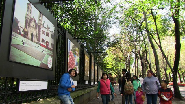 Open Gallery on the Fence at Chapultepec