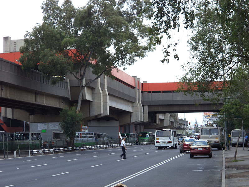 Metro station Puebla CDMX